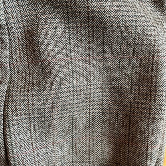 Banana Republic Patterned Pants New Size 14 Wide leg Brown tan - Picture 5 of 11